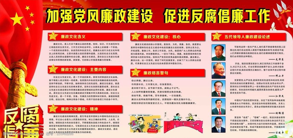 加强党风廉政建设促进反腐倡廉