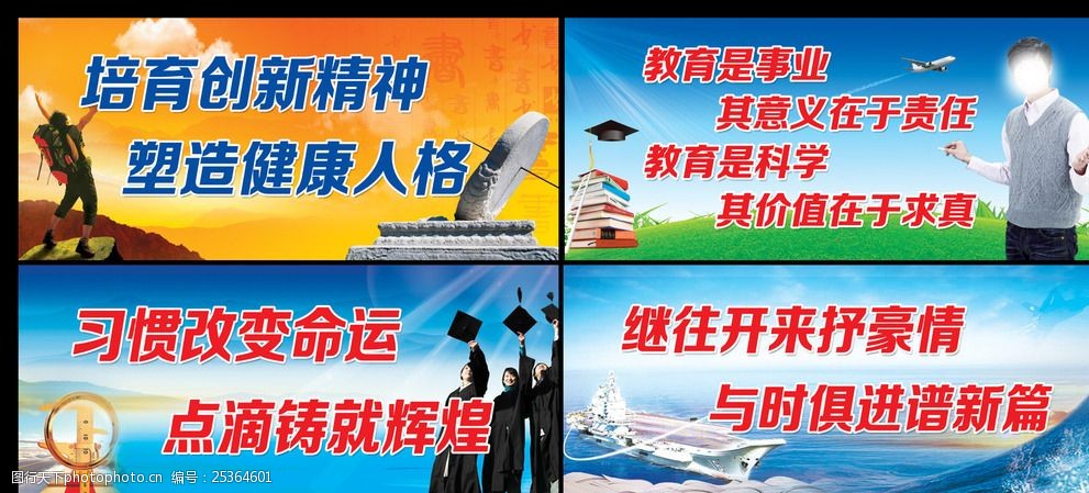 学校宣传图版