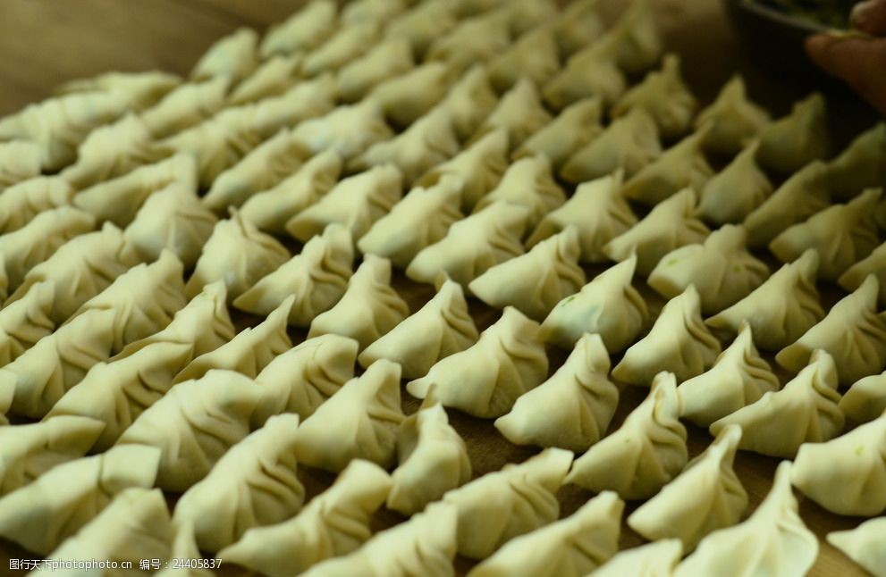 饺子局部手工水饺包饺子工艺