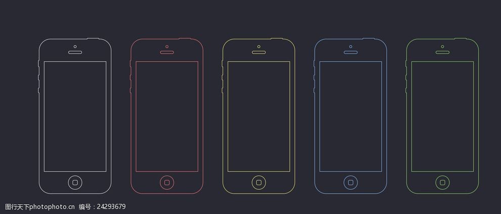 关键词:iphohe 5c 线框图 手机 苹果 线框 psd ui 页面设计 手机界面