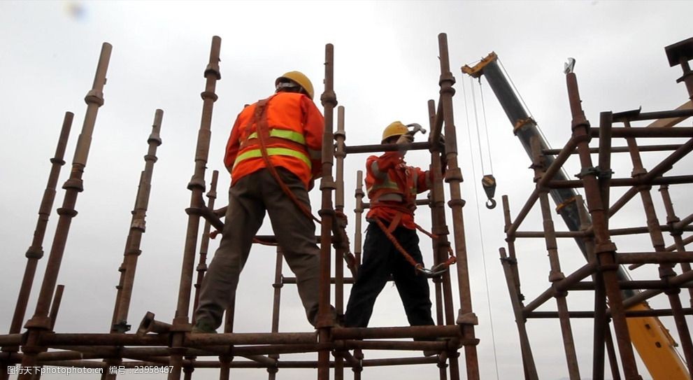 中铁铁建劳务工群安员脚手架施工