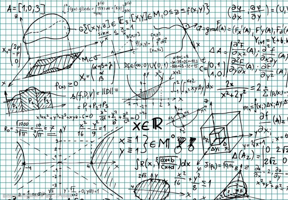 数学符号运算背景