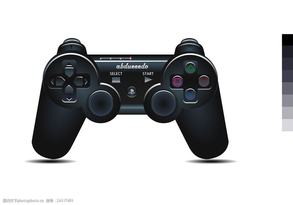 ps3索尼手柄矢量图