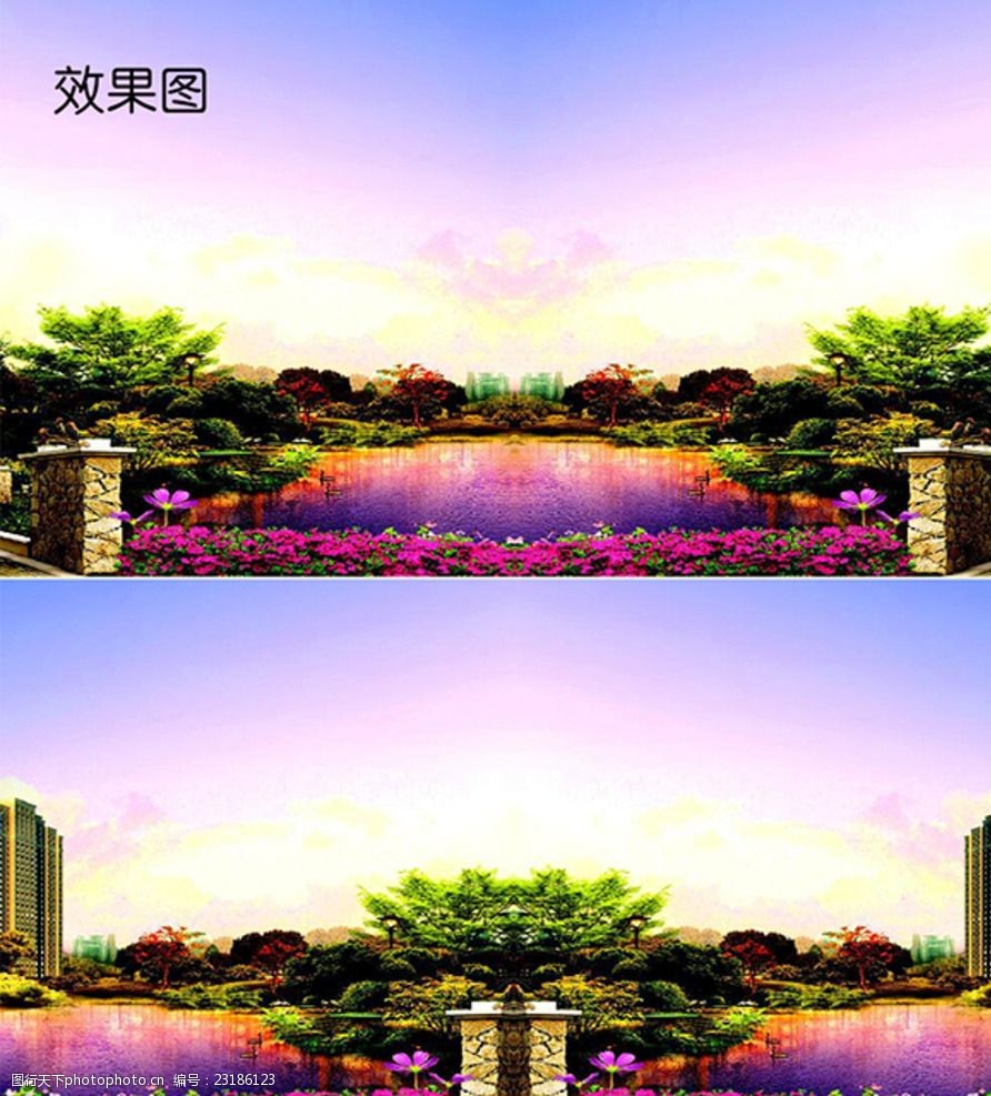 花园洋房视频背景