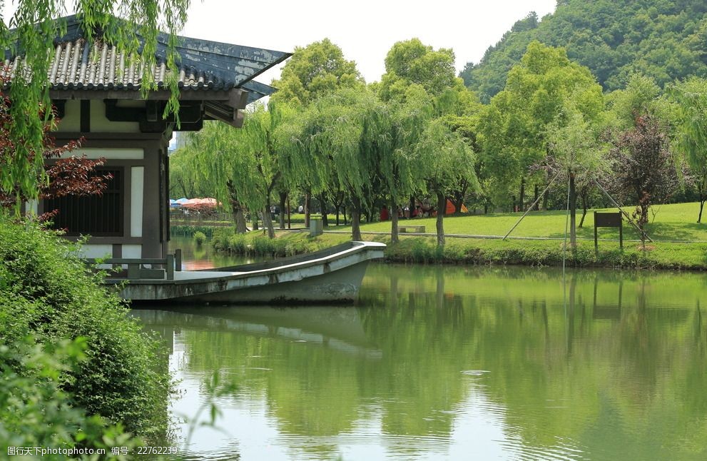 杭州市富阳区东吴公园风景