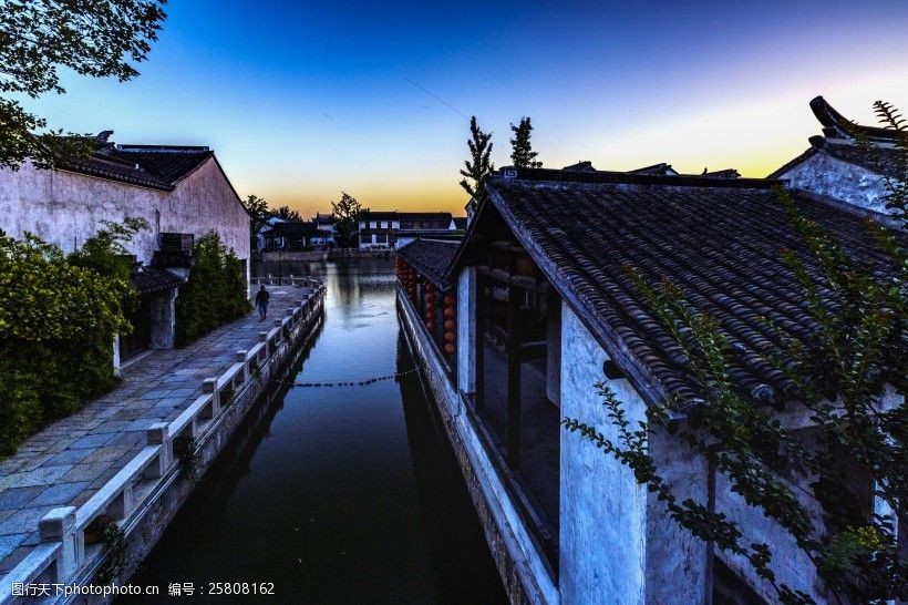 江苏无锡荡口古镇风景
