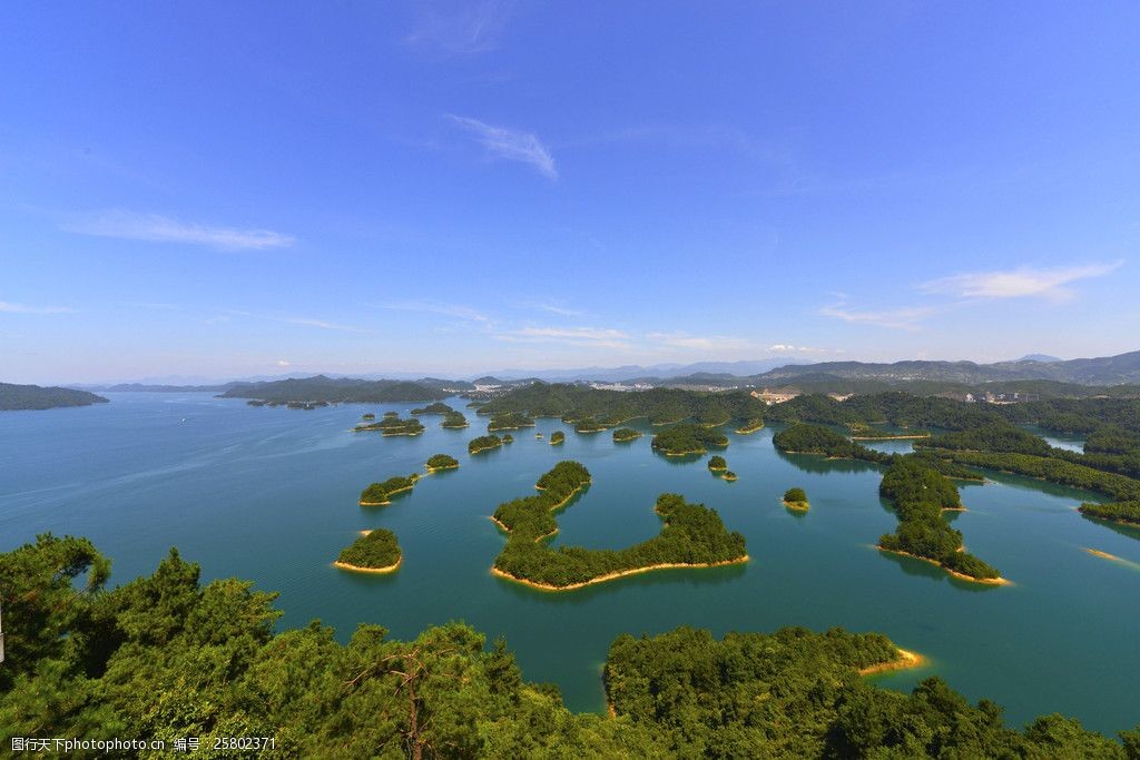美丽的杭州千岛湖风景图片