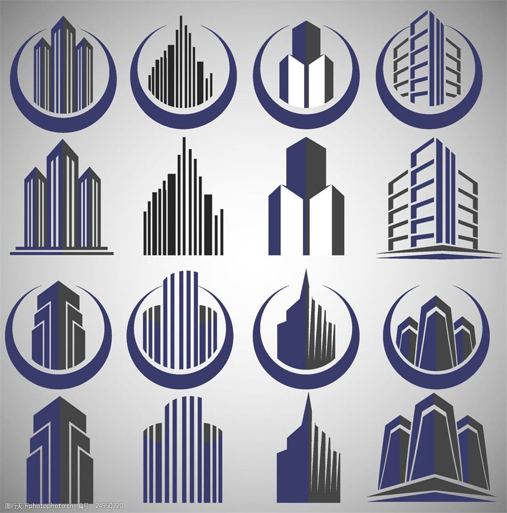 楼房建筑logo图片