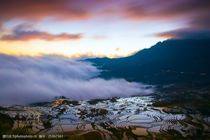 云南元阳梯田风景