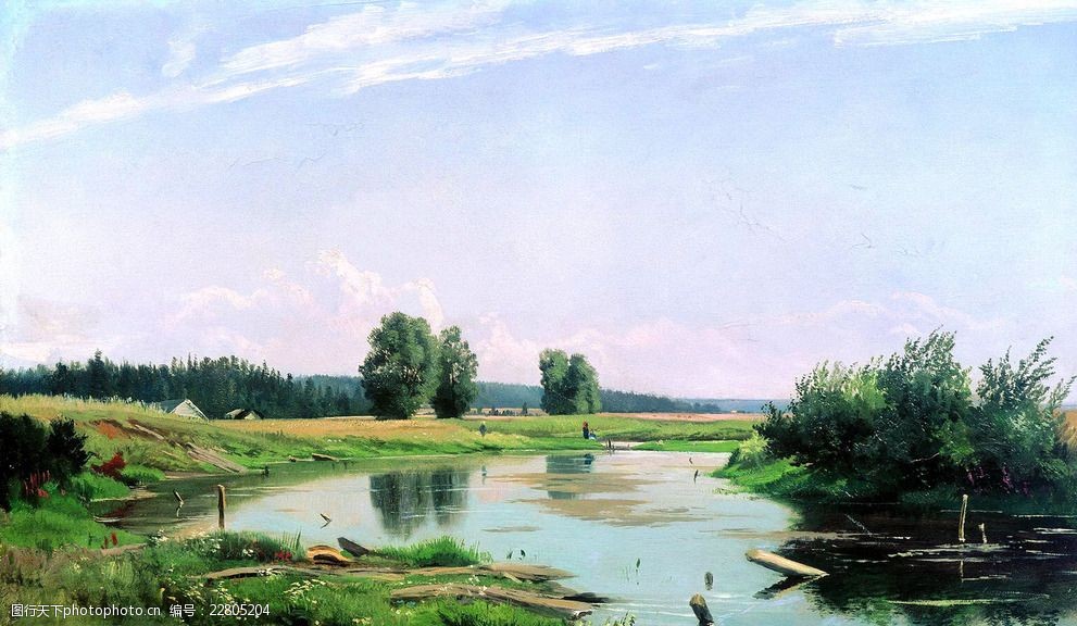 希施金高清油画风景作品