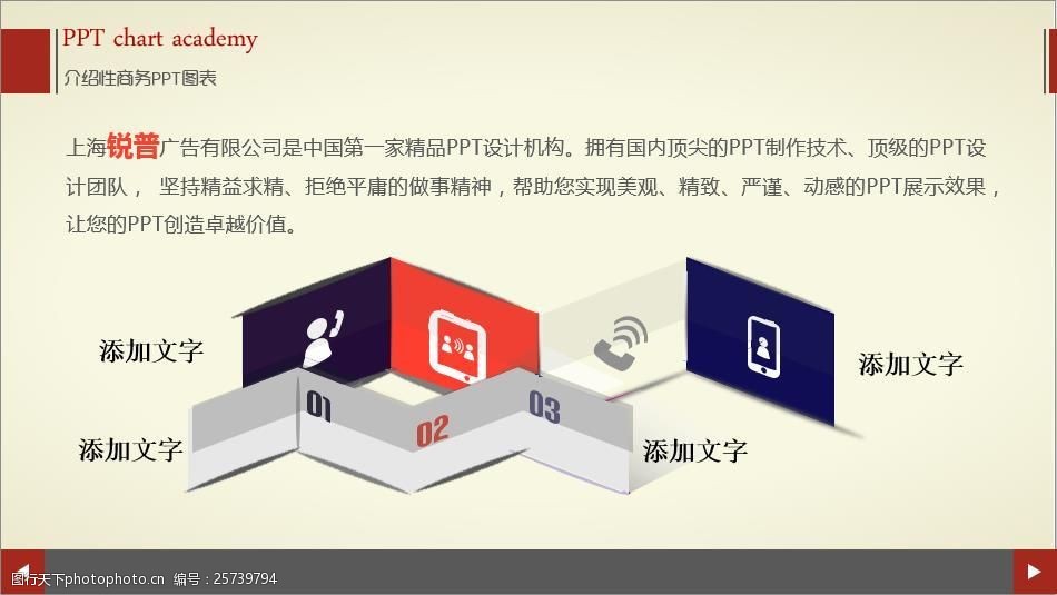 介绍型商务ppt图表