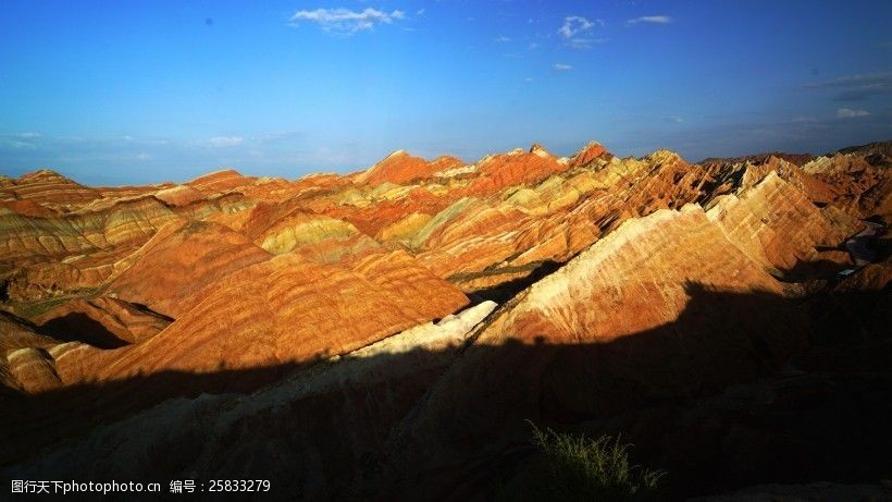 甘肃张掖丹霞地貌风景