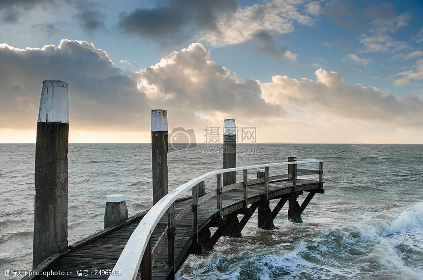 大海,天空,云,海洋,波浪,码头,海景,浮桥,泡沫