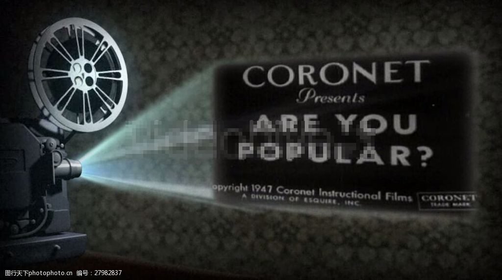 怀旧电影投影片头