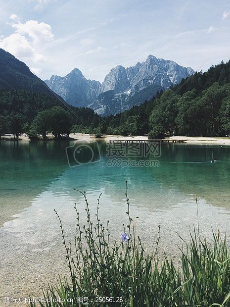 近水绿色淮北市叶菜树下蓝天白天的身体 景观 山 自然 天空 水 云 树