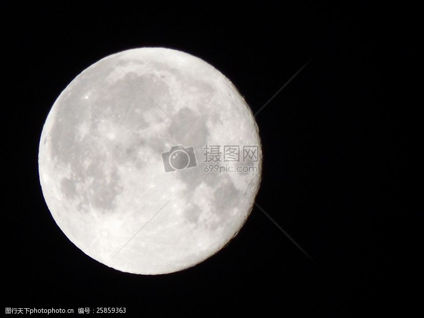 关键词:黑色背景下的圆月 月亮 夜景照片 满月 黑色 圆形 白色 夜晚