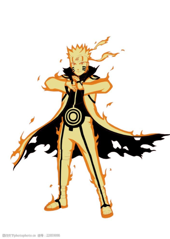 火影忍者鸣人九尾模式