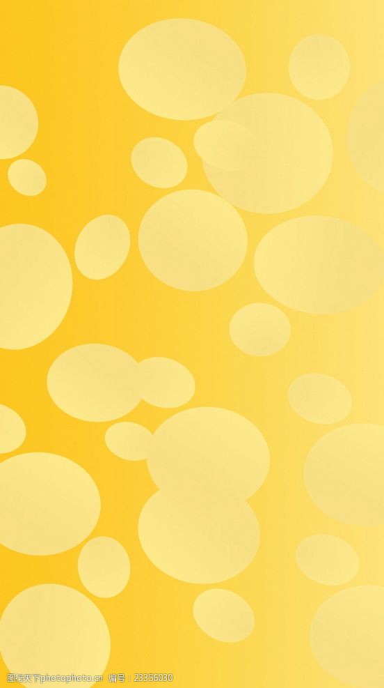 黄色梦幻泡泡背景