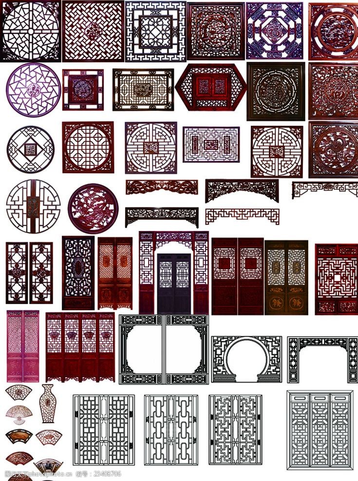 古代家具门窗大全图片-图行天下图库