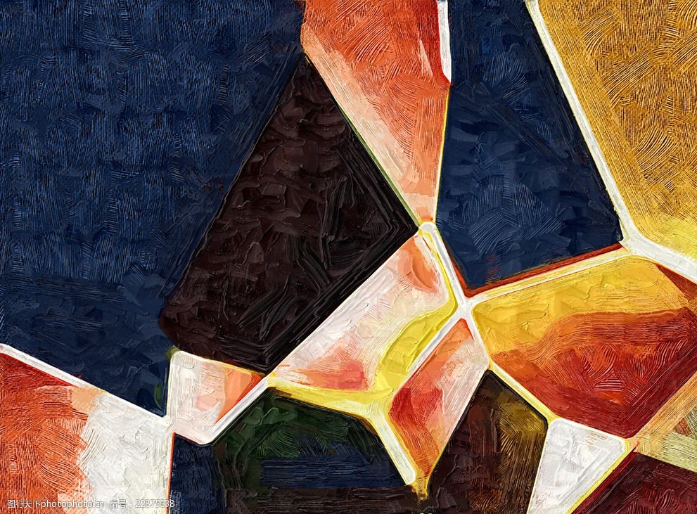 几何抽象装饰画