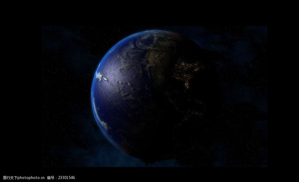 地球夜景图片 图行天下素材网