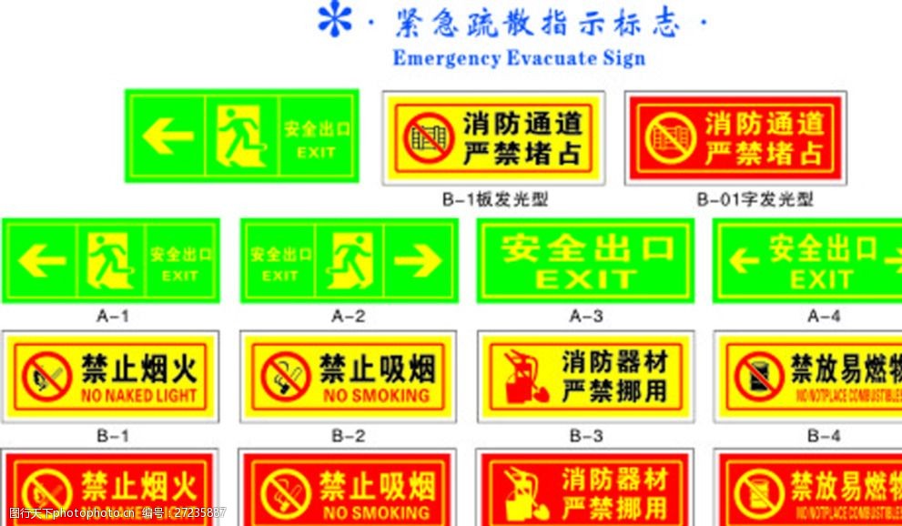 緊急疏散指示標誌