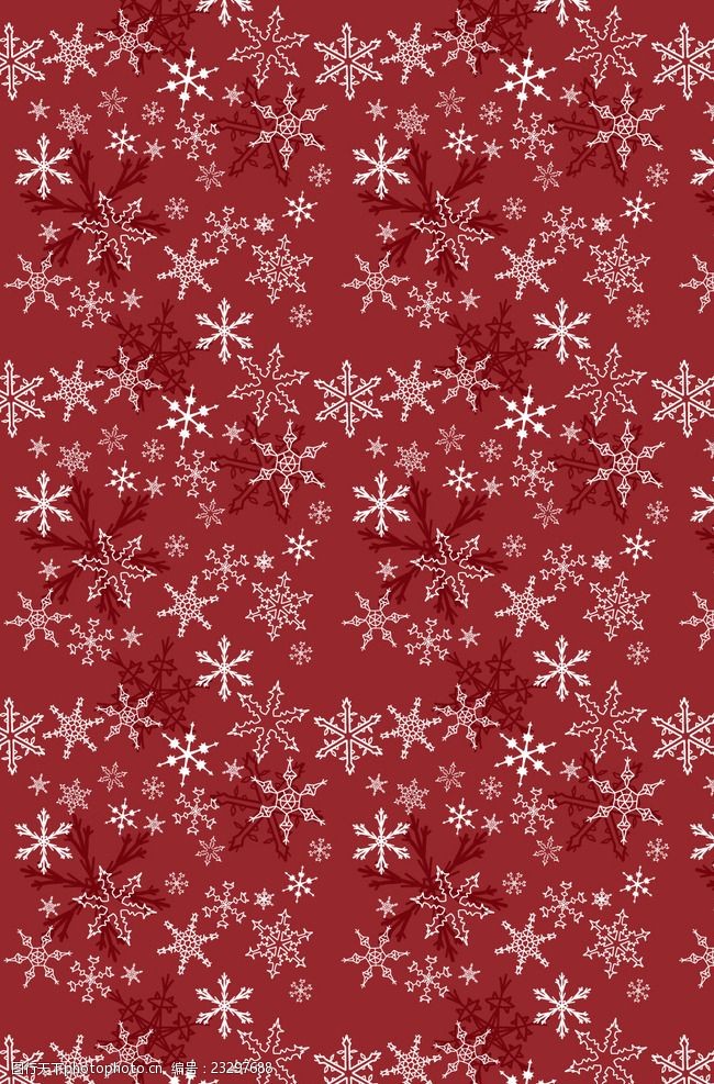 圣诞节雪花背景图