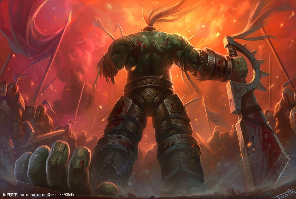 魔兽世界游戏插画