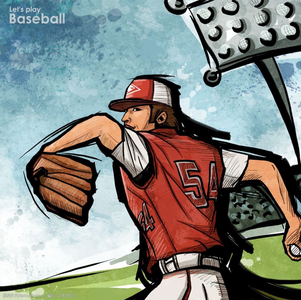 棒球棒漫画图片