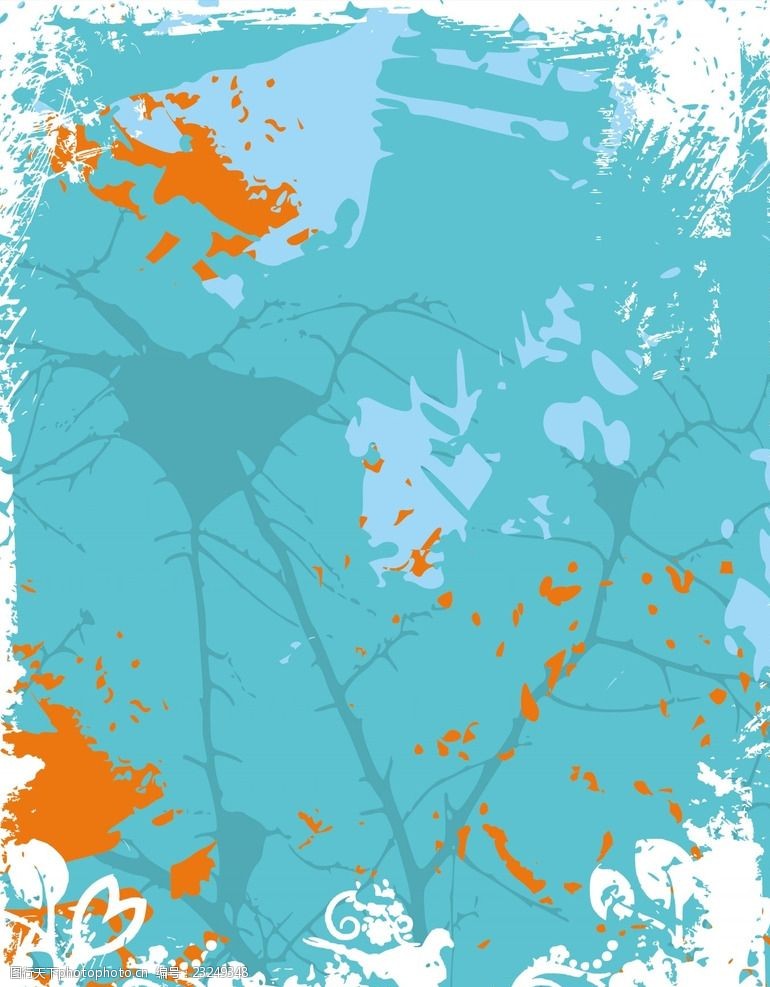 矢量泼墨涂鸦背景底纹