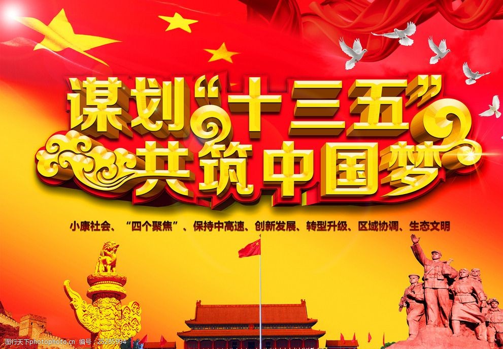 谋划十三五共筑中国梦