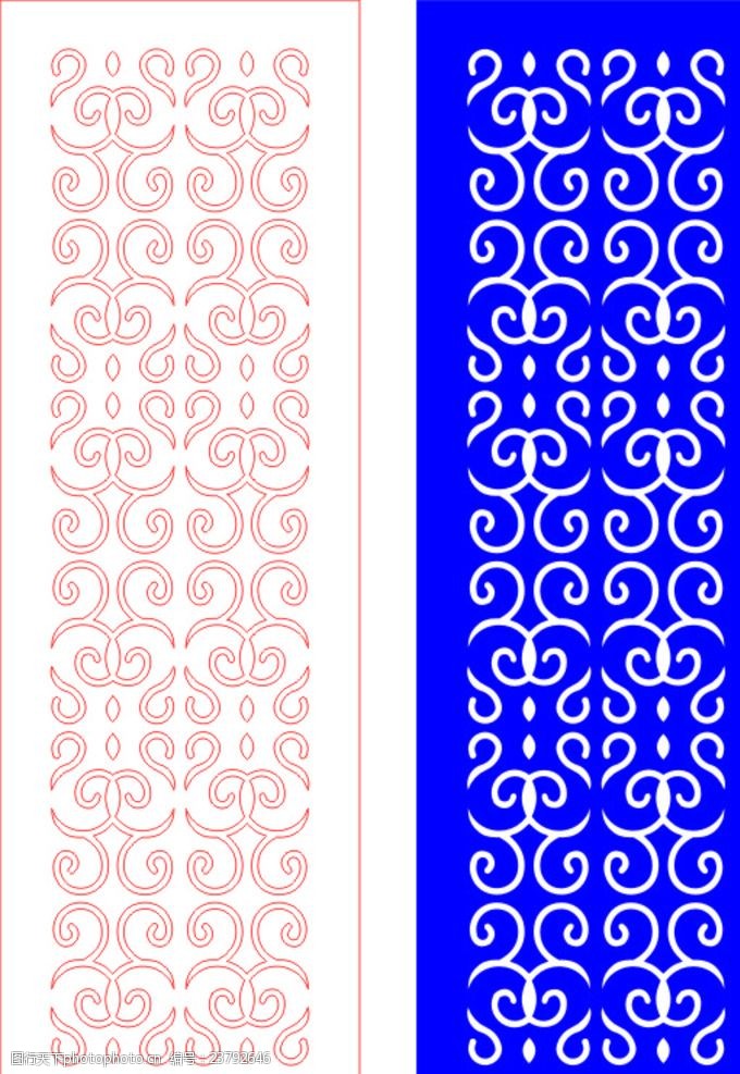 雕花雕刻镂空cdr矢量