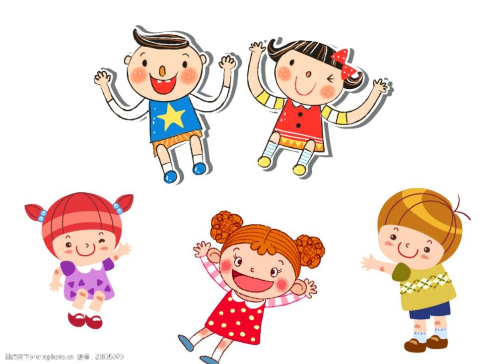 手绘儿童卡通儿童