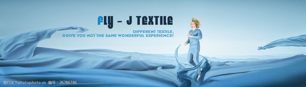 关键词:纺织banner 纺织 banner 纱线 蓝色 大气 设计 广告设计 72dpi