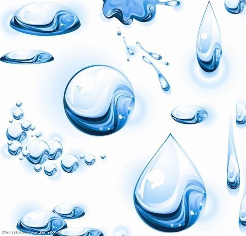 水滴矢量素材