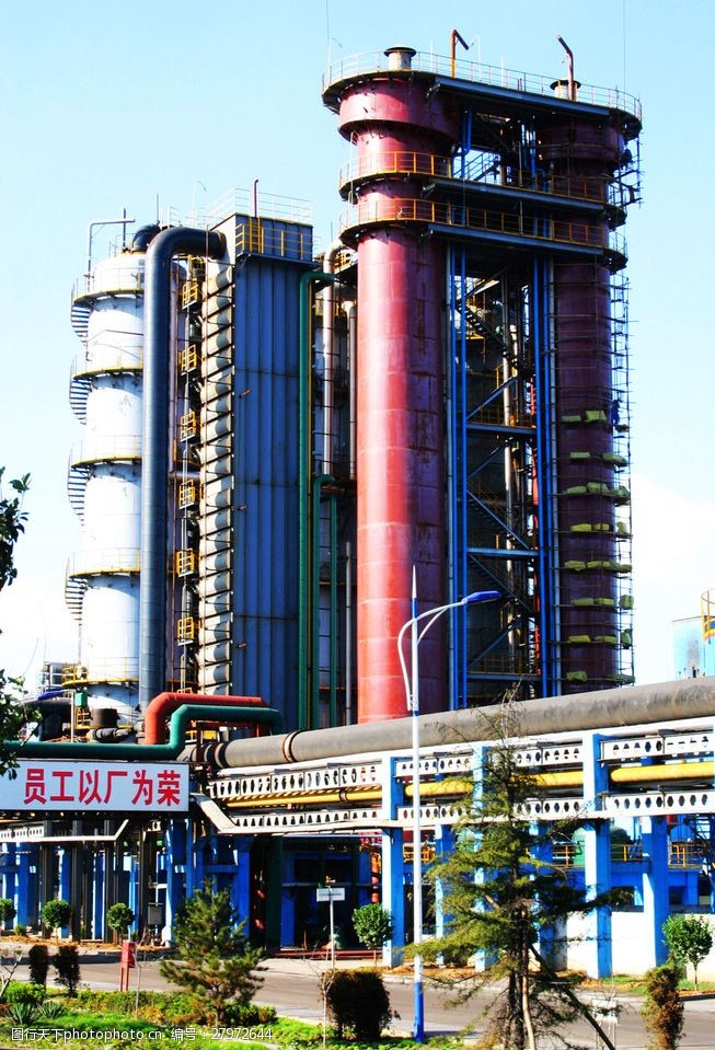 焦化厂脱硫塔图片