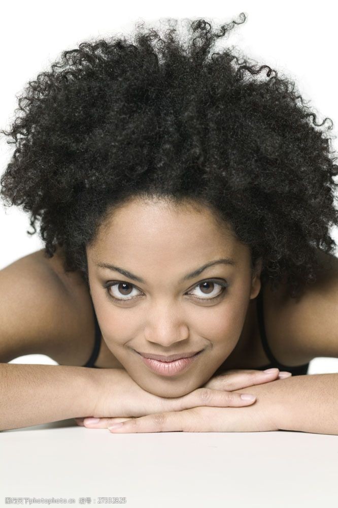 欧美 欧洲美女 非洲 性感美女 美丽 魅力女性 黑人美女 大眼睛 卷发