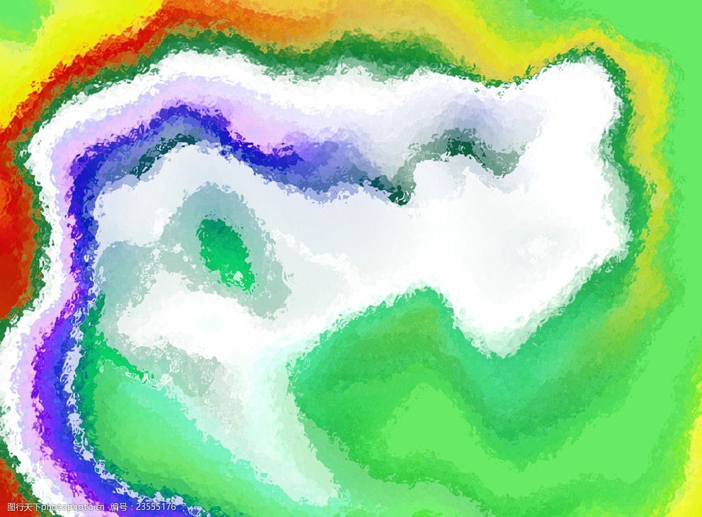 抽象画 水彩 水彩画 抽象 画 客厅 缤纷 色彩 七彩 彩绘 颜色 彩虹