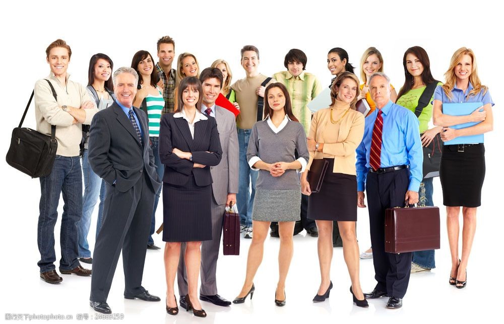 商业团队职业人物图片