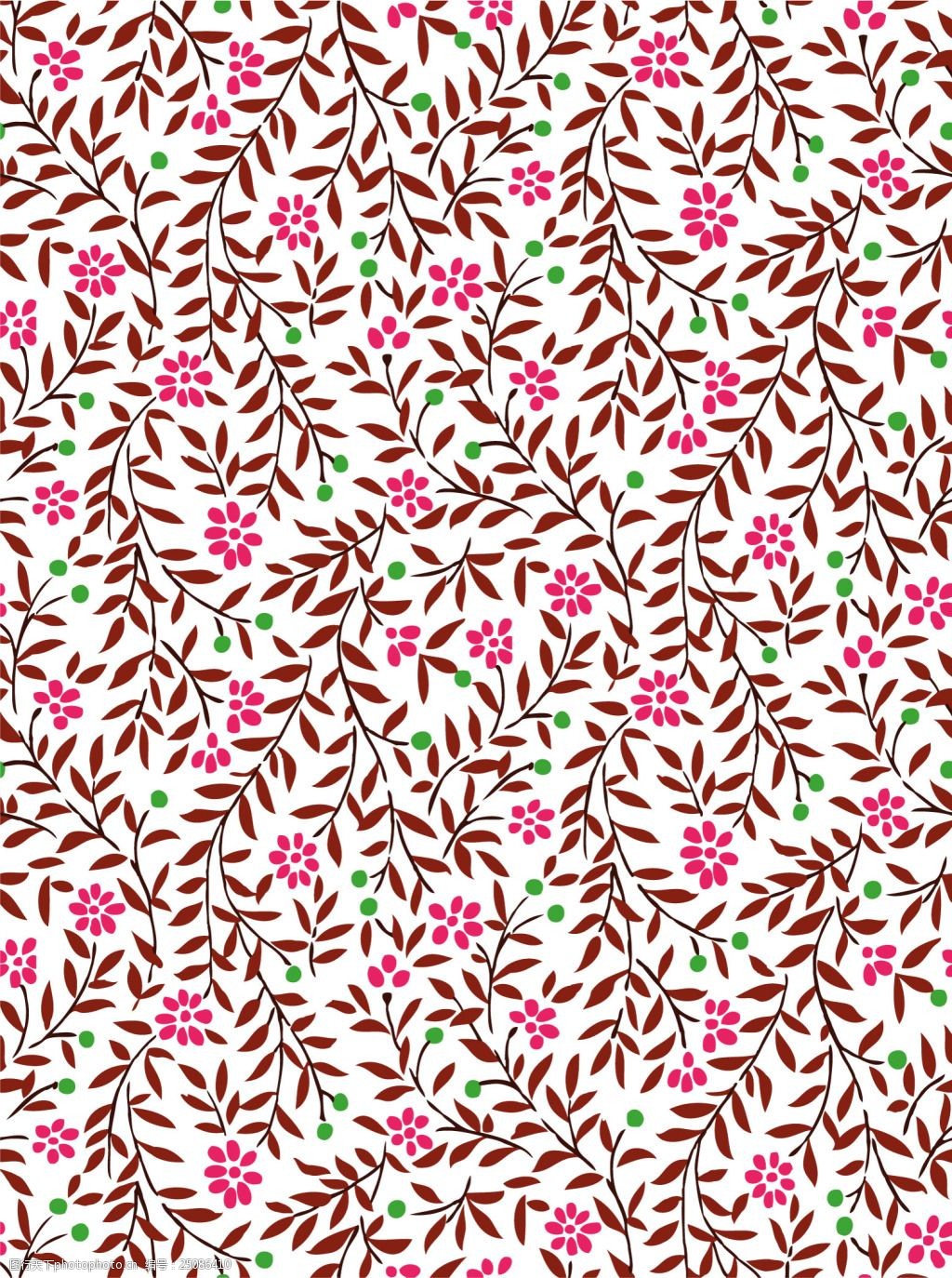 田园乡村服装图案小碎花图片-图行天下图库