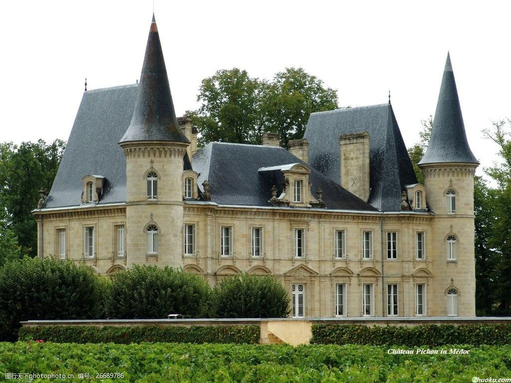 复古欧洲古城堡图片