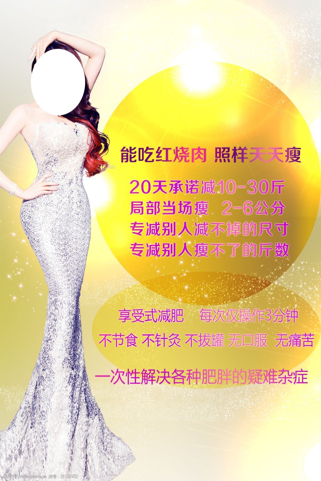 人物 关键词:减肥易拉宝墙贴原图 减肥易拉宝 能吃红烧肉照样天天瘦