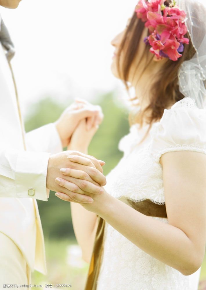 设计图库 高清素材 人物 关键词:十指紧扣的新人图片素材 新娘 幸福