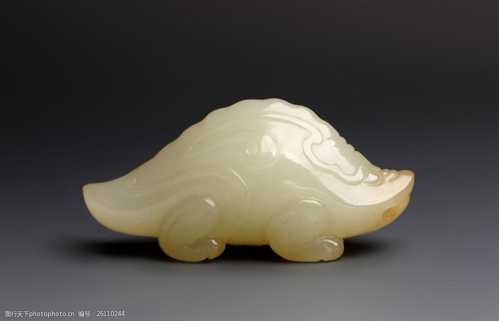 玉器白玉兽小摆件图片