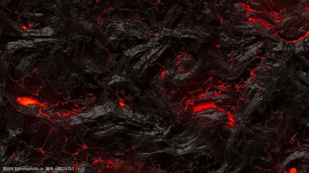 火山岩浆淘宝海报