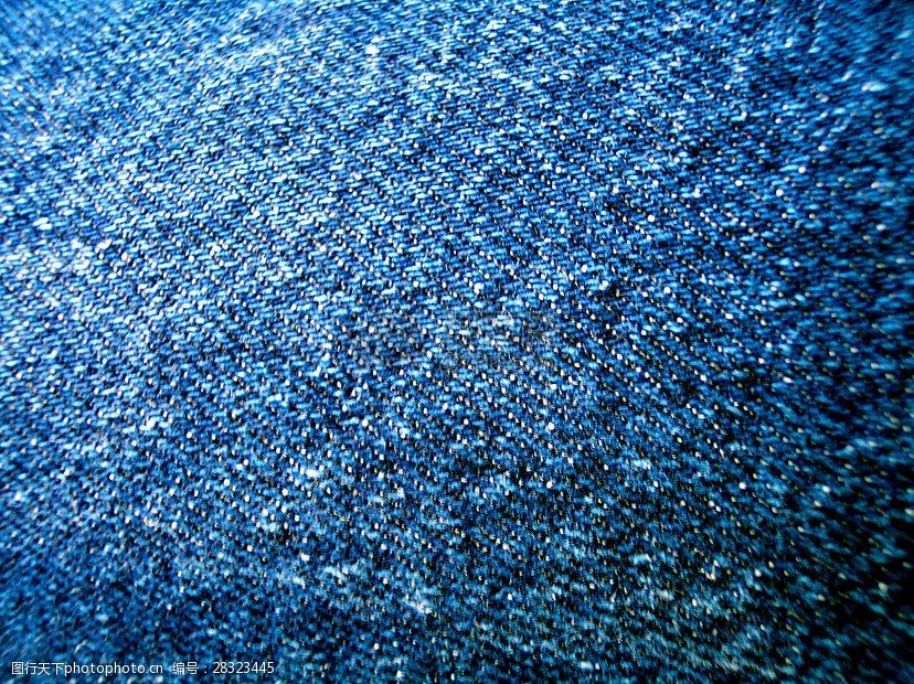 蓝色纹理的针织布
