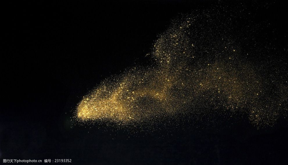 金色粉尘图片素材