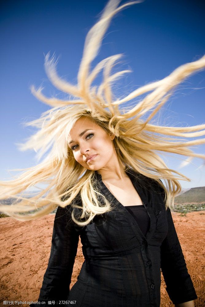 女人 外国女人 耳机 麦克 客服 美女图片 人物图片 图片素材