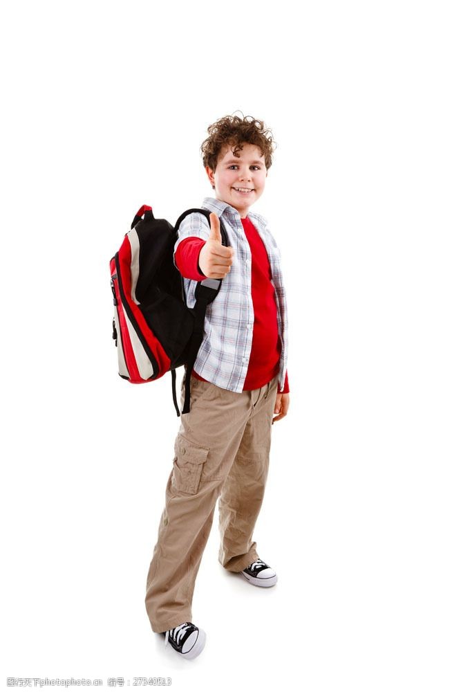关键词:竖大拇指的男孩图片素材 竖大拇指 男孩 书包 孩子 儿童 外国