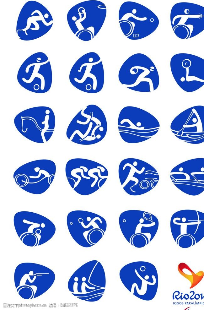 设计图库 广告设计 海报设计 关键词:体育图标 奥运赛事图标 奥运项目